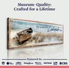 Load image into Gallery viewer, Lose Yourself in Lakeside Bliss Lake House Coastal Sign II
