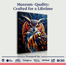 Load image into Gallery viewer, Abstract Owl Wall Art