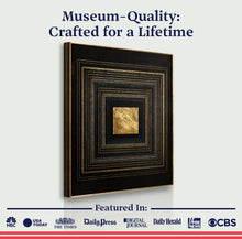 Load image into Gallery viewer, Black And Gold Core Wall Art