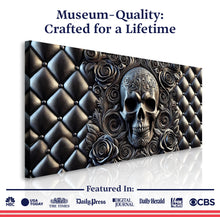 Load image into Gallery viewer, 3D Rose And Skull Wall Art IV