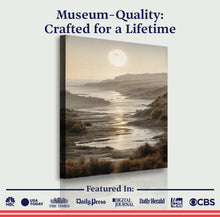 Load image into Gallery viewer, Misty Shores Coastal Impasto Wall Art