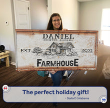 Load image into Gallery viewer, Rustic Farmhouse Personalized Sign III