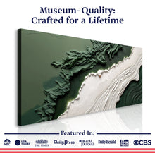 Load image into Gallery viewer, Green Rivers Abstract Wall Art VI