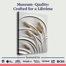 Load image into Gallery viewer, 3D Minimalist Wheat Wall Art