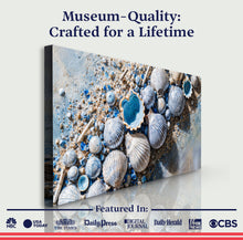 Load image into Gallery viewer, Sea Shells Modern Coastal Wall Art II