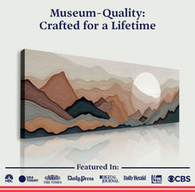 Load image into Gallery viewer, Abstract Mountains Landscape Wall Art