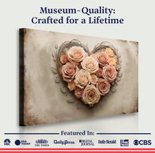 Load image into Gallery viewer, 3D Floral Heart Wall Art III