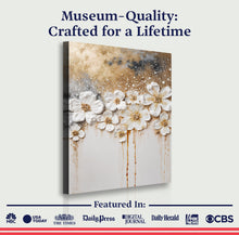 Load image into Gallery viewer, Gold Floral Wall Art