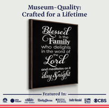 Load image into Gallery viewer, Blessed Is The Family Faith Sign II