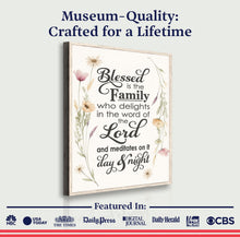 Load image into Gallery viewer, Blessed Is The Family Faith Sign