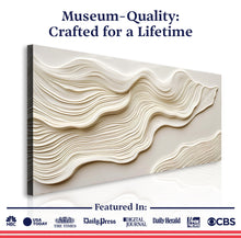 Load image into Gallery viewer, Ivory Impasto Abstract Wall Art