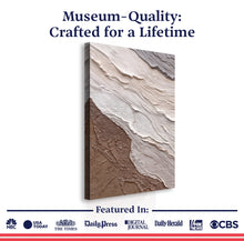 Load image into Gallery viewer, Abstract Earthy Waves Wall Art