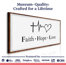 Load image into Gallery viewer, Faith, Hope, Love Faith Wall Art