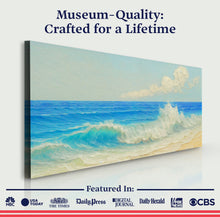 Load image into Gallery viewer, Serene Ocean Wave Coastal Wall Art XIII