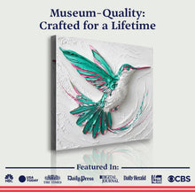 Load image into Gallery viewer, 3D Hummingbird Wall Art