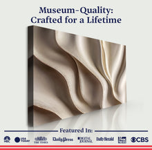 Load image into Gallery viewer, Beyond the Surface – 3D Abstract Waves Wall Art