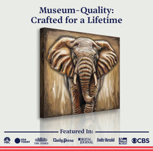 Load image into Gallery viewer, 3D Elephant Wall Art