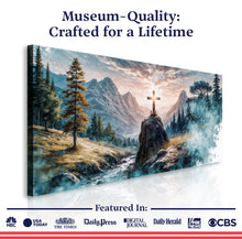 Load image into Gallery viewer, Cross On A Hill Faith Wall Art