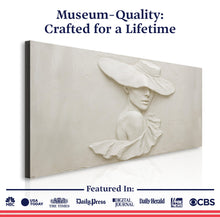 Load image into Gallery viewer, 3D Minimalist Female Portrait Wall Art