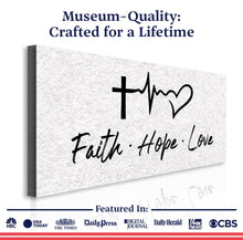 Load image into Gallery viewer, Faith, Hope, Love Faith Wall Art II