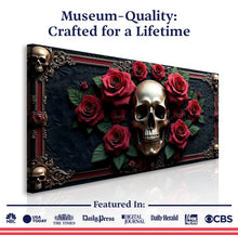 Load image into Gallery viewer, 3D Vintage Skull Wall Art III