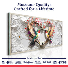 Load image into Gallery viewer, 3D Hummingbirds Wall Art IV