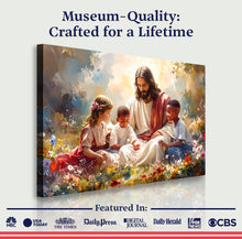 Load image into Gallery viewer, Jesus With Children Faith Wall Art VII