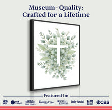Load image into Gallery viewer, Minimalist Cross Faith Wall Art