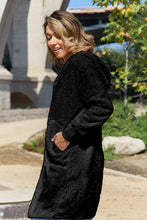 Load image into Gallery viewer, Double Take Full Size Hooded Teddy Bear Jacket with Thumbholes