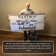 Load image into Gallery viewer, Rustic Farmhouse Personalized Sign II