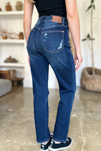 Load image into Gallery viewer, Judy Blue Full Size High Waist Rigid Magic Heavy Destroy Straight Jeans