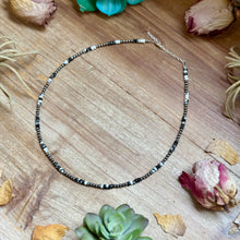 Load image into Gallery viewer, Faceted Zebra Jasper Necklace – 19" + Extender – 3mm
