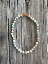 Load image into Gallery viewer, Natural Amazonite Gemstone || Beaded Necklace