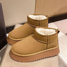 Load image into Gallery viewer, Fleece Lined Chunky Platform Mini Boots