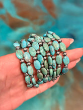 Load image into Gallery viewer, Blue Turquoise Bracelet – 6 1/4" – 5mm