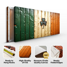 Load image into Gallery viewer, Irish Shamrock Glory Wooden Flag Wall Art II