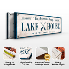 Load image into Gallery viewer, Personalized Lake House Sign IV