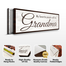 Load image into Gallery viewer, My Favorite People Call Me Grandma Sign
