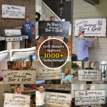 Load image into Gallery viewer, Backyard Bar &amp; Grill Sign