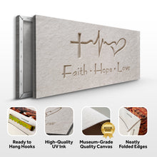 Load image into Gallery viewer, Faith, Hope, Love Faith Wall Art IV