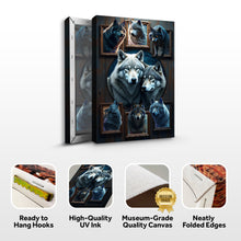 Load image into Gallery viewer, 3D Wolf Collage Wall Art II