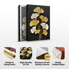 Load image into Gallery viewer, Golden Ginkgo Wall Art