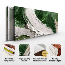 Load image into Gallery viewer, Green Rivers Abstract Wall Art IV