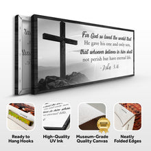 Load image into Gallery viewer, John 3:16: For God So Loved The World Faith Sign V