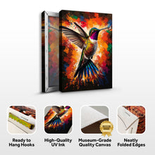 Load image into Gallery viewer, Humming Bird Abstract Wall Art
