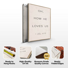Load image into Gallery viewer, 1 John 4:9-10 Oh How He Loves Us Faith Sign II