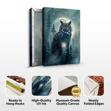Load image into Gallery viewer, Owl Double Exposure Wall Art II