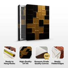 Load image into Gallery viewer, Contemporary Black and Gold Wall Art II