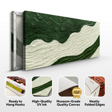 Load image into Gallery viewer, Green Rivers Abstract Wall Art VII