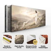 Load image into Gallery viewer, Jesus Protects The Lamb From Wolves Faith Wall Art X
